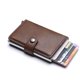 thumbnail image 3 of Brown- RFID Protection Wallet Card Holder 5pcs Cards (Genuine Leather), 3 of 5