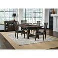 thumbnail image 4 of A-America Mariposa 78" - 132" Trestle Table with (3) 18" Butterfly Leaves, 4 of 13