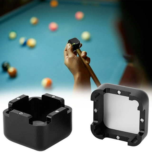 Support de Craie de Billard, Mini Support de Craie Magnétique Portable en Aluminium, Support de Craie de Snooker Haute Performance