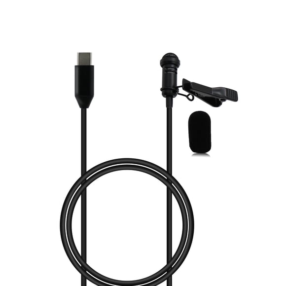 Micrófono Lavalier PDEEY USB C para iPhone 15, Samsung S23 S22