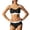 Black, variant on Girls Swimsuits Tankini Set with Shorts Criss Cross Bathing Suits Tween Teen Juniors Girl Two Piece Swimwear