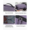 thumbnail image 6 of 7 Pcs Packing Cubes for Travel Organizer Tear-Resistant with Number Icon Handle Storage Bags for Carry on Bag for Clothes Shoes, Purple, 6 of 10