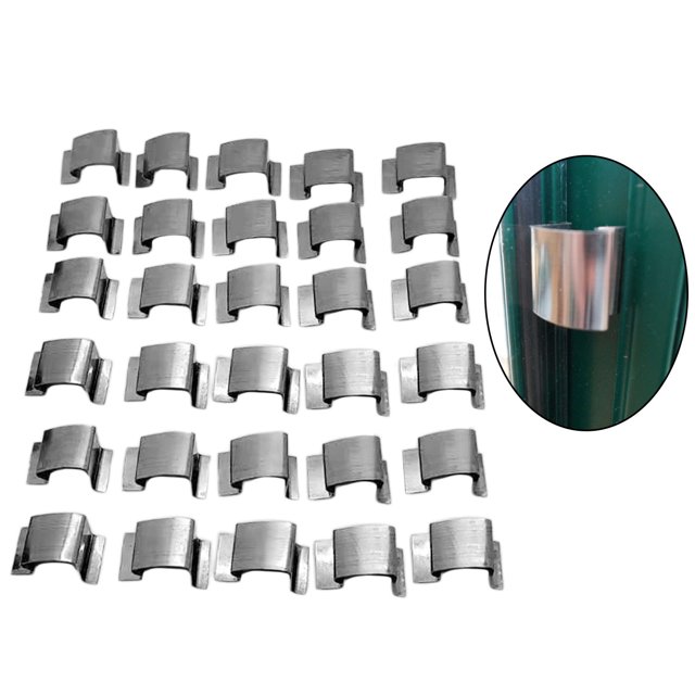 Clips de acristalamiento portátiles, abrazadera de para invernadero, clavo de fijación antioxidante para prevenir condiciones climáticas Acero inoxidable shamjiam Clips de acristalamiento