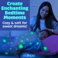 thumbnail image 3 of Sleeping Bag for Girls - Rainbow with Glowing Stars, 3 of 7