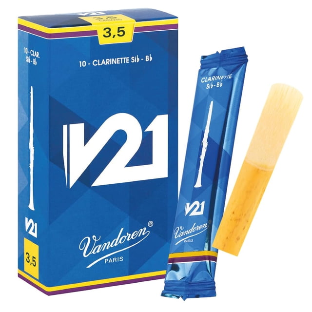 Cañas de clarinete Vandoren V21 Strength 3.5 para clarinete en si bemol