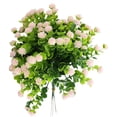 thumbnail image 2 of Decorative Flower Bundles Verdsylv Decorative Artificial Cemetery Flower Bouquet&nbsp;- Plastic Silk Bloom for Hanging Window Box - Home Table Centerpiece Decor - Outdoor Memorial Arrangement, 2 of 9