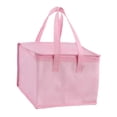 thumbnail image 4 of -Bolsa térmica, bolsa de almuerzo con aislamiento, bolsa multiusos para entrega de alimentos, bolsa con aislamiento para pasteles para catering al air rosa, 4 of 8