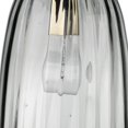 thumbnail image 3 of Benzara BM241133 Pendant Light with Glass Body & Ribbed Details, Gray, 3 of 5