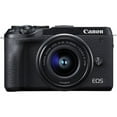thumbnail image 2 of Canon EOS M6 Mark II Mirrorless Digital Camera with 15-45mm Lens - Black, 2 of 3