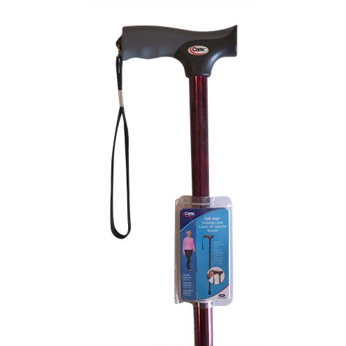 Carex Soft Grip Derby Walking Cane For Soft Grip Latex Free Handle
