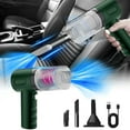 thumbnail image 1 of Aspirador de mano para coche 120W | Mini destructor de polvo portátil inalámbrico | Batería liviana recargable USB de 2000 mAh | Fuerte succión para automóviles, pelos de mascotas, espacios pequeños, 1 of 7