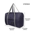 thumbnail image 3 of EASTIN Travel Duffel Bag Light Foldable Nylon Water Resistant Gym Bag Tote onto Luggage, 3 of 5