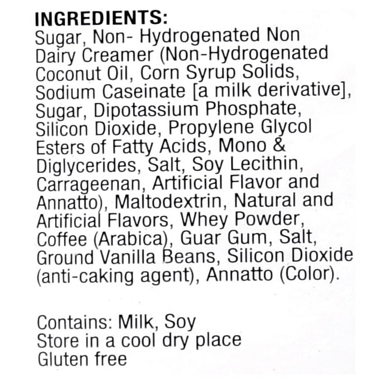 (1 pack) The Frozen Bean Vanilla Bean Latte Deluxe Frappe Coffee Mix, 21 oz
