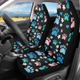 thumbnail image 2 of XYZCANDO Paw Print Car Accessories Waterproof Washable Car Seat Covers SUV Front Seats Auto Interior, Durable Soft Sedan Van, 2 of 10