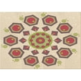 thumbnail image 1 of Ahgly Company Machine Washable Indoor Rectangle Transitional Khaki Gold Area Rugs, 5' x 8', 1 of 7