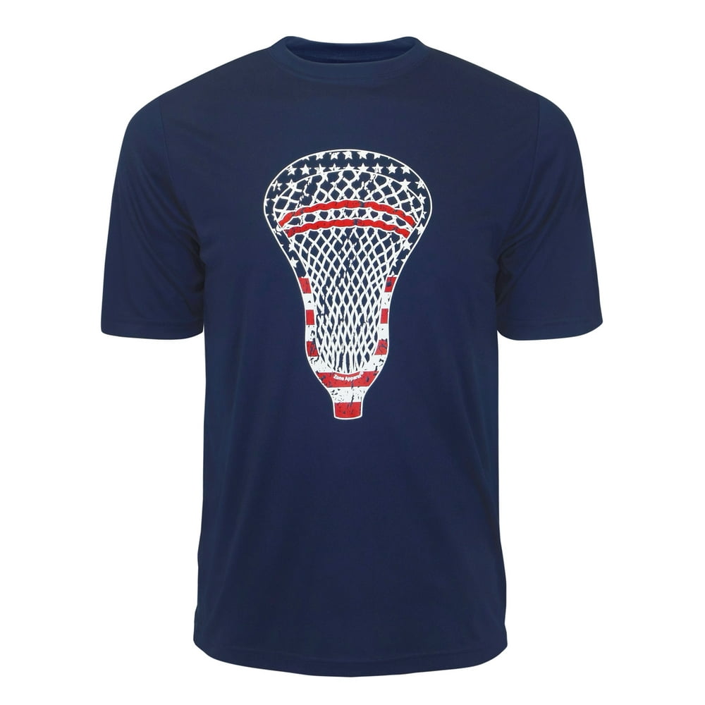 Zone Apparel Zone Apparel Men's American Flag Lacrosse Head