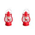 thumbnail image 1 of Farol Decorativo Navideño Con Asa (Papá Noel) Rojo, 1 of 2