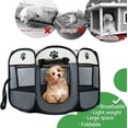 thumbnail image 3 of Oxford lightweight Puppy Pet Playpen for Medium Dogs Portable Cat Playpens Indoor Fence Foldable Doggie Play Pen shopwise Round, 3 of 14