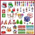 thumbnail image 2 of New Christmas Gifts Snowman Santa Claus Christmas Tree Power Car Key Chain Rainbow Circle Magic Cube Christmas Toys for Kids, 2 of 5