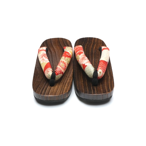 DEAR VANILLA Authentic Japanese Yukata Kimono Geta Sandals 24.5cm US Size 7.5 Made in Japan Original SD-0215