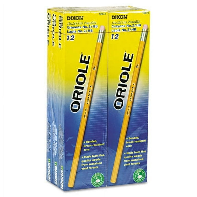 Oriole Pencil Value Pack, HB (#2), Black Lead, Yellow Barrel, 72/Pack Oriole Pencil Value Pack, HB (#2), Black Lead, Yellow Barrel, 72/Pack