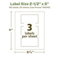 thumbnail image 6 of Avery EcoFriendly Rectangle Labels, 2-1/2" x 5", 150ct, 6 of 10