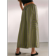 thumbnail image 3 of Pantalones Anchos de Verano para Mujer, Cómodos, Color Verde , Talla S, 3 of 4