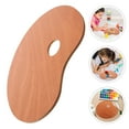 thumbnail image 1 of UPOUART Chocolate Oval Paint Palette Tray Mixing Colors For Artists 1Pcs, 1 of 6