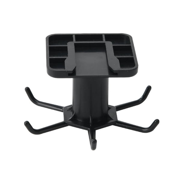Estante para utensilios de cocina debajo del gabinete, ganchos para utensilios de cocina giratorios de 360 ° debajo del estante, soporte de almacenamiento adhesivo para utensilios de cocin