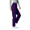 thumbnail image 3 of Adar Universal Scrubs For Women - Tapered Utility Cargo Scrub Pants - 503 - Purple - 5X, 3 of 7
