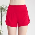 thumbnail image 5 of Lenpel Running Shorts for Women Lightweight High Waisted Quick Dry 2 in 1athletic Shorts Workout Gym Shorts, 5 of 7