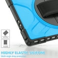 thumbnail image 4 of Dteck Surface Pro 8 Case 13 inch 2021, Rugged Case for Surface Pro 8 with Kickstand and Hand Strap Heavy Duty Shockproof, Compatible with Type Cover Keyboard,Blue, 4 of 8