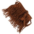 thumbnail image 4 of 1 bolso de hombro con borlas de cuero, bolso cruzado con borlas y flecos para mujer (marrón claro), 4 of 7
