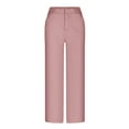 thumbnail image 6 of Timegard Suit Pants for Women Mid Waist Straight Leg Solid Color Loose Casual Work Formal Trousers, 6 of 6
