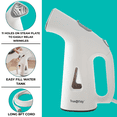 thumbnail image 5 of True & Tidy  Portable Vertical Fabric Steamer for Home and Travel, White, 5 of 8