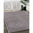 thumbnail image 3 of Ahgly Company Machine Washable Indoor Rectangle Industrial Modern Mauve Taupe Purple Area Rugs, 8' x 12', 3 of 7