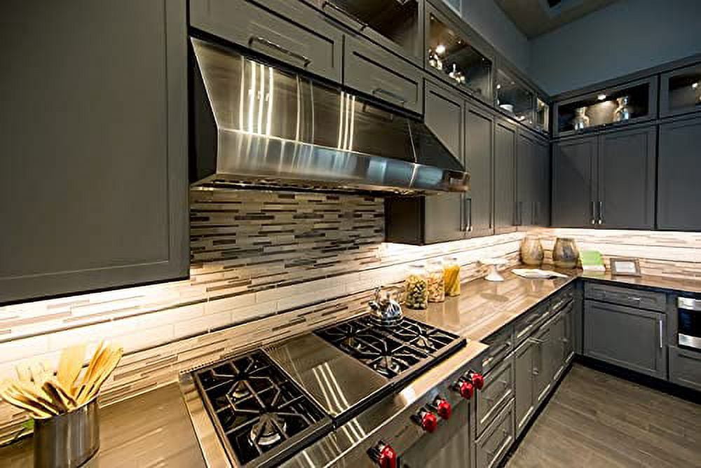 LED Under-Cabinet or Closet Lights - Dimmable, Direct Wire or Plug-in, 760 Lumens 3000K Warm White, 24-Inch