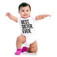 thumbnail image 2 of Best Sister Ever Siblings Family Joke Bodysuit Jumper Girls Infant Baby Brisco Brands NB, 2 of 7