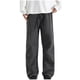 thumbnail image 1 of Pantalones largos de moda para hombre, casuales, de color sólido, con bolsillos y cuerda elástica, pantalones casuales para hombre., 1 of 5