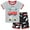 1# Police Car/Fire Truck/Ambulance, variant on DDSOL Toddler Pajamas Boy Car Pjs Short Sleeves 2-Pieces Sleepwear Sets Cotton Gray 3T