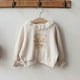 thumbnail image 5 of Sudaderas con capucha para niña de 2 a 8 años, sudadera bonita con solapa de encaje para niña, jersey de oso de dibujos animados, camisas, ropa de otoño para chico, 5 of 6