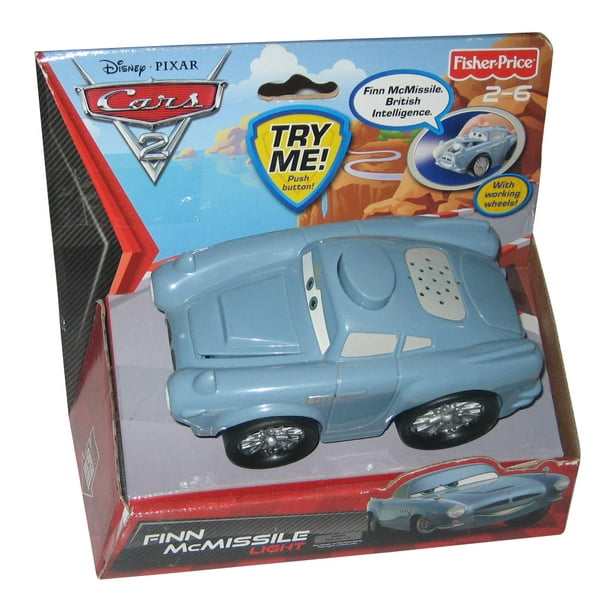 Disney Pixar Movie Cars 2 Finn McMissile Light & Talking Vehicle Toy