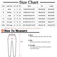 thumbnail image 3 of biudgviw Capri Pants for Women High Waisted Cropped Pants Cuffed Hem Solid Color Straight Leg Summer Linen Pants with Pockets, 3 of 4