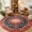Red, variant on YJ.GWL Round Rugs Soft Vintage Circle Area Rug Low-Pile Floor Carpet for Living Room Bedroom Nursery Bathroom Kitchen Indoor,4Ft,Red