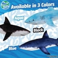 thumbnail image 3 of Real Planet 24" Long Great White Shark Stuffed Animal, Realistic Black Tip Shark Plush Birthday Toy, 3 of 7