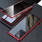 Magnetic Tempered Glass Double-Sided Phone Case for Samsung, Privacy Magnetic Double Sided Tempered Glass Phone Case