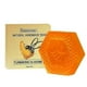 thumbnail image 1 of Turmeric Honey Soap Bar, Moisturising Handmade Soap, Bath Soap, Natural Soap For Moisturizing,Shrinking Pores,Cleaning Skin,Acne Soap,Ginger Extract S, 1 of 5