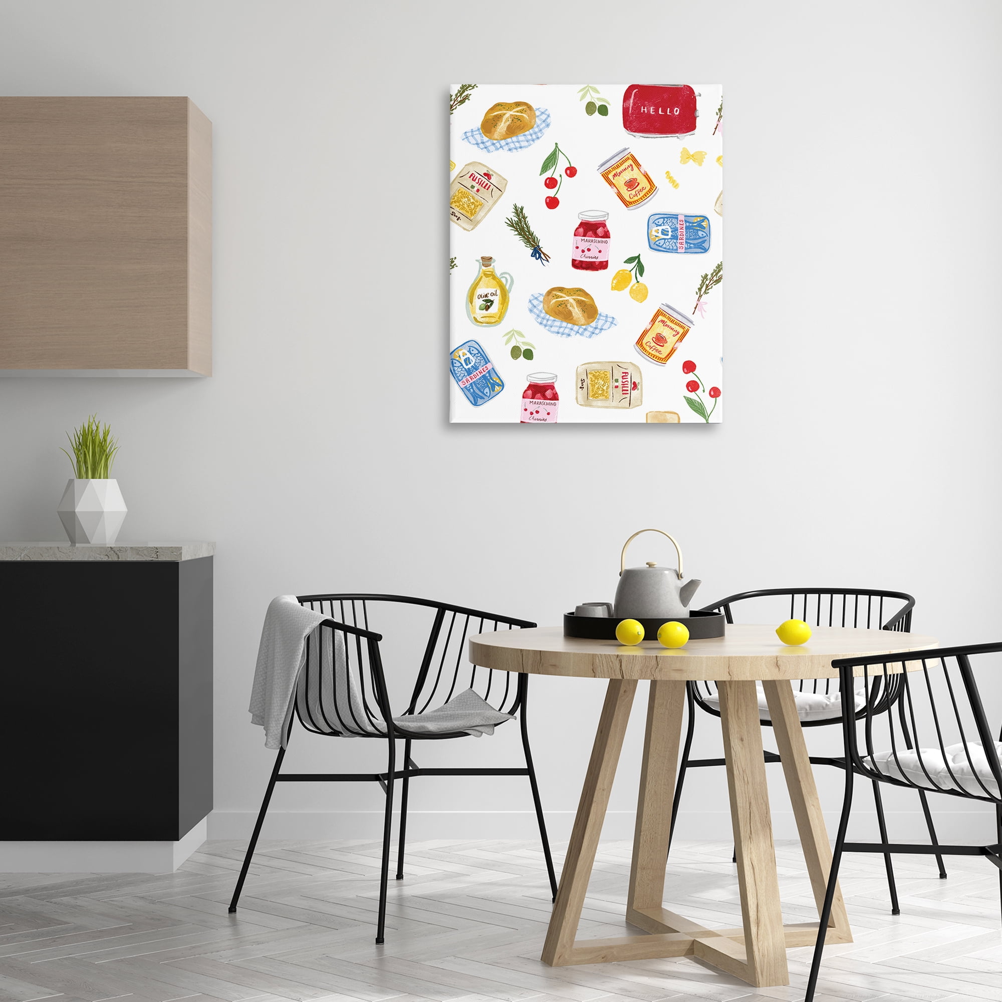 Stupell Industries Delicate Kitchen Delights Food & Beverage Painting Wrapped Canvas Art Print Wall Art, 30 x 40