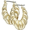 thumbnail image 6 of Gold-Tone Hoop Earrings, 7 Pairs, 6 of 9