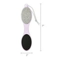thumbnail image 5 of Equate 4-in-1 Pedicure Paddle, Foot Files & Pumice Stones, Purple, 5 of 6